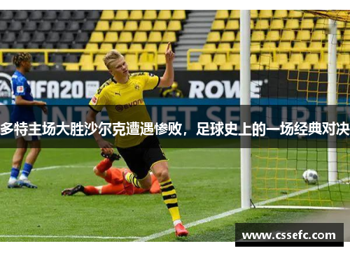 多特主场大胜沙尔克遭遇惨败，足球史上的一场经典对决
